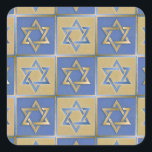 Judaica Star David Metall Guld Blue Fyrkantigt Klistermärke<br><div class="desc">Du visar Lee Hiller Design Collection. Apparatur,  gåvor och samlarföremål Lee Hiller Photography eller Digital Art Collection. Du kan visa hennes naturfotografi på http://HikeOurPlanet.com/ och följa hennes vandrande blogg i Hett Vår nationalpark.</div>