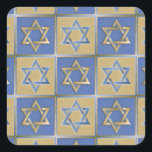 Judaica Star David Metall Guld Blue Fyrkantigt Klistermärke<br><div class="desc">Du visar Lee Hiller Design Collection. Apparatur,  gåvor och samlarföremål Lee Hiller Photography eller Digital Art Collection. Du kan visa hennes naturfotografi på http://HikeOurPlanet.com/ och följa hennes vandrande blogg i Hett Vår nationalpark.</div>