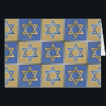 Judaica Star David Metall Guld Blue Hälsningskort<br><div class="desc">Du visar Lee Hiller Design Collection. Apparatur,  gåvor och samlarföremål Lee Hiller Photography eller Digital Art Collection. Du kan visa hennes naturfotografi på http://HikeOurPlanet.com/ och följa hennes vandrande blogg i Hett Vår nationalpark.</div>