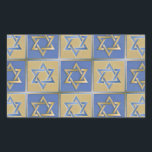 Judaica Star David Metall Guld Blue Rektangulärt Klistermärke<br><div class="desc">Du visar Lee Hiller Design Collection. Apparatur,  gåvor och samlarföremål Lee Hiller Photography eller Digital Art Collection. Du kan visa hennes naturfotografi på http://HikeOurPlanet.com/ och följa hennes vandrande blogg i Hett Vår nationalpark.</div>