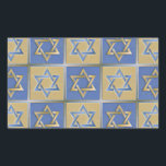 Judaica Star David Metall Guld Blue Rektangulärt Klistermärke<br><div class="desc">Du visar Lee Hiller Design Collection. Apparatur,  gåvor och samlarföremål Lee Hiller Photography eller Digital Art Collection. Du kan visa hennes naturfotografi på http://HikeOurPlanet.com/ och följa hennes vandrande blogg i Hett Vår nationalpark.</div>