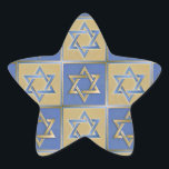 Judaica Star David Metall Guld Blue Stjärnformat Klistermärke<br><div class="desc">Du visar Lee Hiller Design Collection. Apparatur,  gåvor och samlarföremål Lee Hiller Photography eller Digital Art Collection. Du kan visa hennes naturfotografi på http://HikeOurPlanet.com/ och följa hennes vandrande blogg i Hett Vår nationalpark.</div>