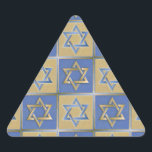 Judaica Star David Metall Guld Blue Triangelformat Klistermärke<br><div class="desc">Du visar Lee Hiller Design Collection. Apparatur,  gåvor och samlarföremål Lee Hiller Photography eller Digital Art Collection. Du kan visa hennes naturfotografi på http://HikeOurPlanet.com/ och följa hennes vandrande blogg i Hett Vår nationalpark.</div>