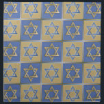 Judaica Star David Metall Guld Blue Tygservett<br><div class="desc">Du visar Lee Hiller Design Collection. Apparatur,  gåvor och samlarföremål Lee Hiller Photography eller Digital Art Collection. Du kan visa hennes naturfotografi på http://HikeOurPlanet.com/ och följa hennes vandrande blogg i Hett Vår nationalpark.</div>