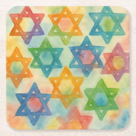 Judaica Underlägg - Party Supplies - Gifts Papper Kvadrat