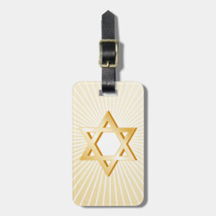 Judaism Symbol Bagagebricka