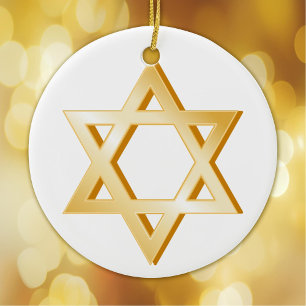 Judaism Symbol Julgransprydnad Keramik