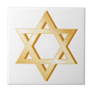 Judaism Symbol Kakelplatta