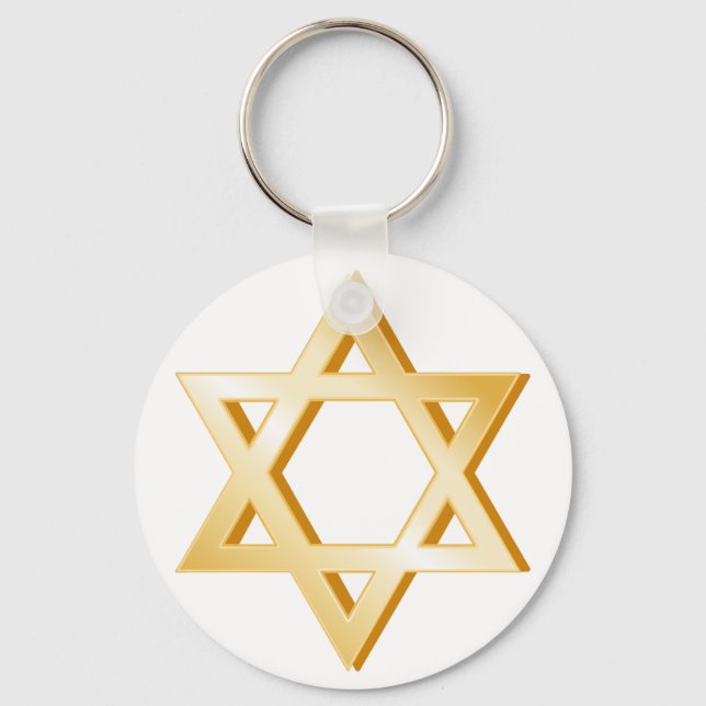 Judaism Symbol Nyckelring (Framsida)
