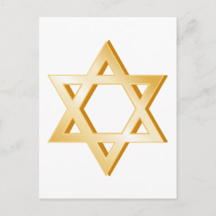 Judaism Symbol Vykort