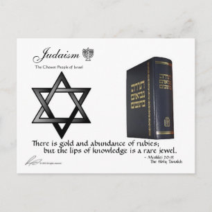 Judaism - vykort för pass