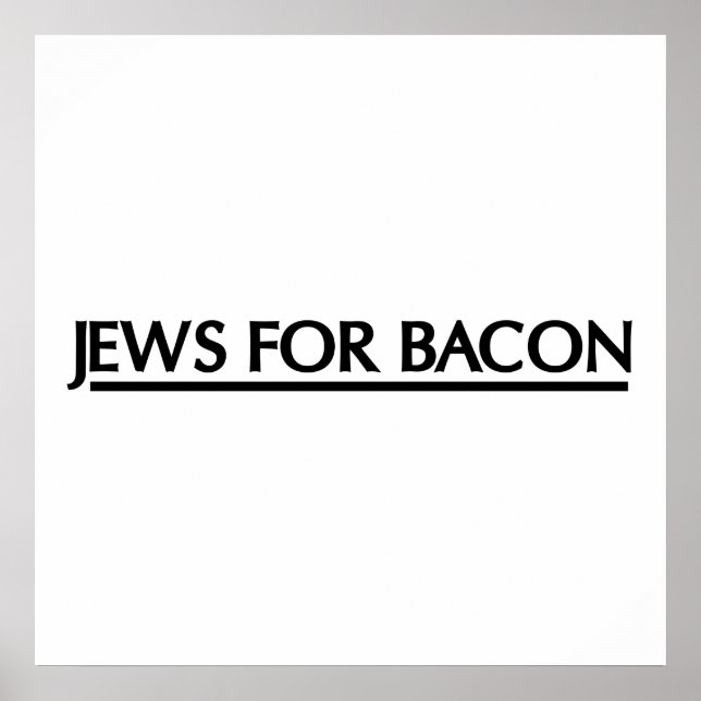 Judar för Bacon Poster (Framsidan)