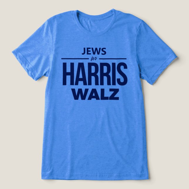 Judar för Harris Walz T Shirt (Design Framsida)