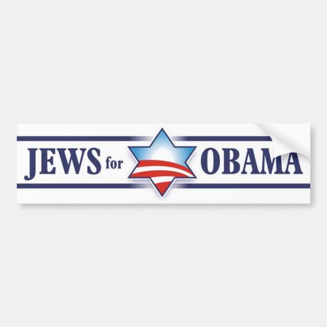 Judar för Obama Bildekal (Framsidan)