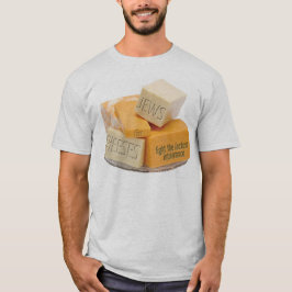 Judar för ostar - slåss lactoseintoleransen t-shirt
