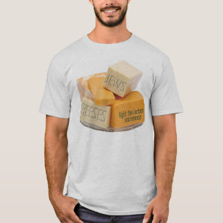 Judar för ostar - slåss lactoseintoleransen t-shirt