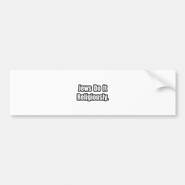 Judar gör det religiöst bildekal (Framsidan)