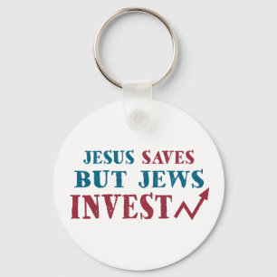 Judar Invest - Jewish finance humor Nyckelring