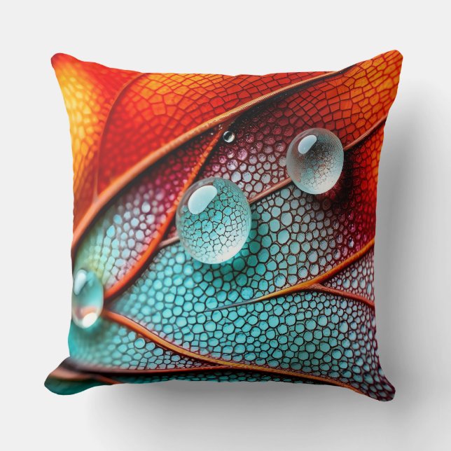 Judar på Fiery Vinge Kudde (Framsida)