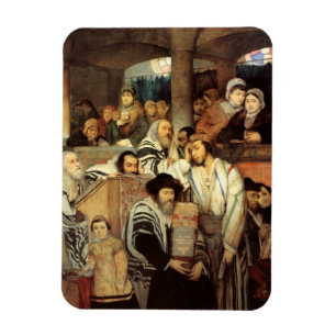 Judar Praying by Maurycy Goettlieb - Circa 1878 Magnet