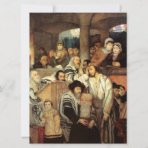 Judar Praying in the Synagogue on Yom Kippur