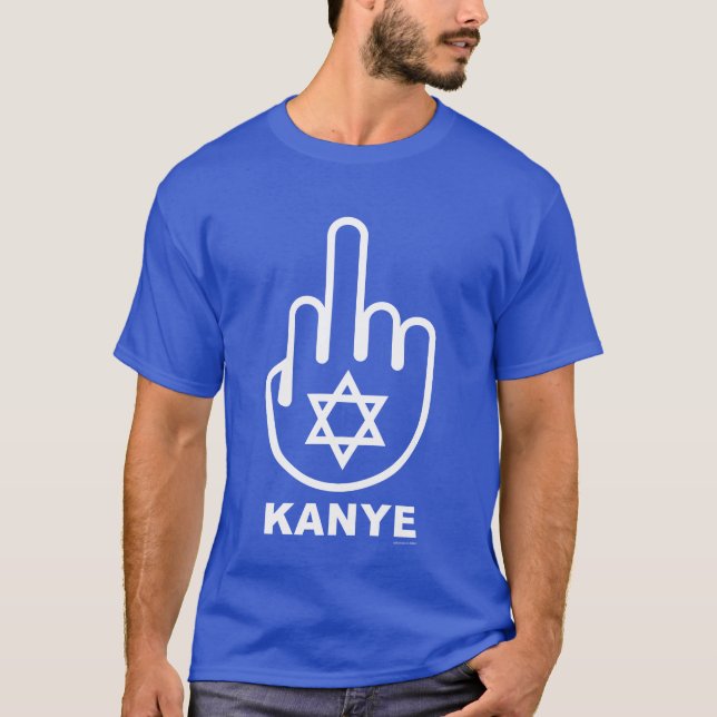 JUDAR SAY: F*CK KANYE - CHAMSA T SHIRT (Framsida)