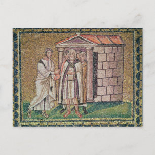 Judas ångrar sig, scener från Kristi liv Vykort