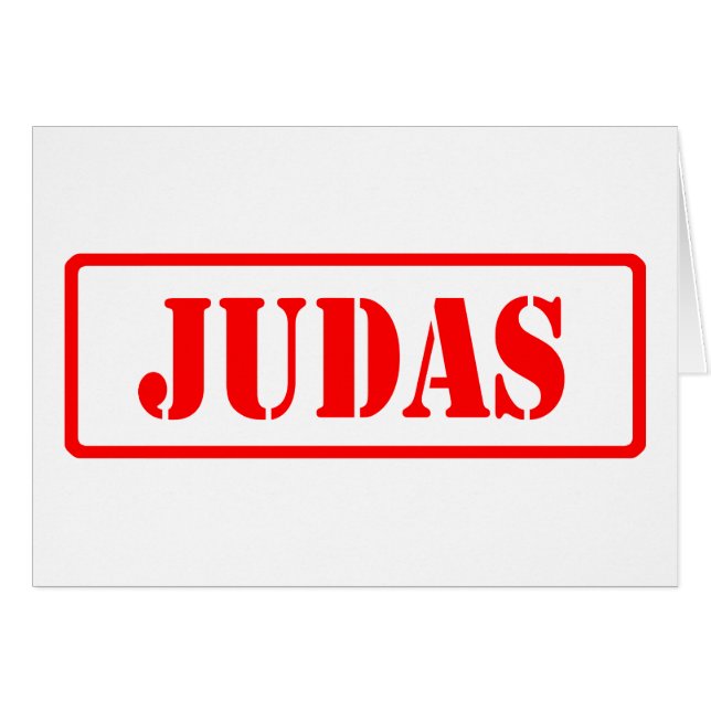 Judas Hälsningskort (Framsidan Horizontal)