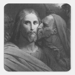 Judas Kiss 2 Fyrkantigt Klistermärke