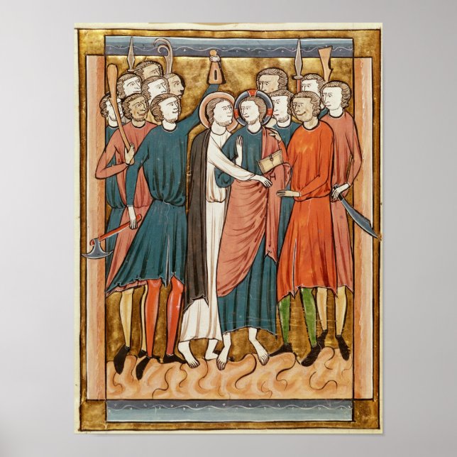 Judas kiss, "Psautier a l'Usage de Paris" Poster (Framsidan)