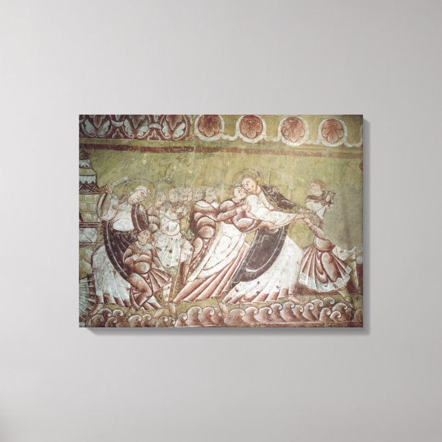 Judas Kissing Kristus (fresco) (95750) Canvastryck (Framsida)