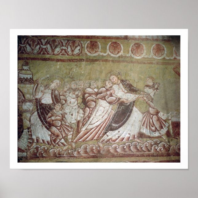 Judas Kissing Kristus (fresco) (95750) Poster (Framsidan)