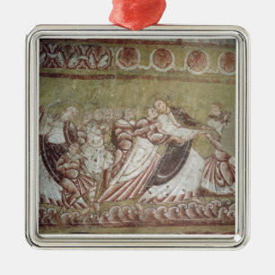 Judas kyssande Kristus (frescoen) (specificera av Julgransprydnad Metall