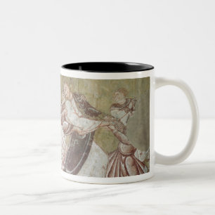 Judas kyssande Kristus (frescoen) (specificera av Två-Tonad Mugg