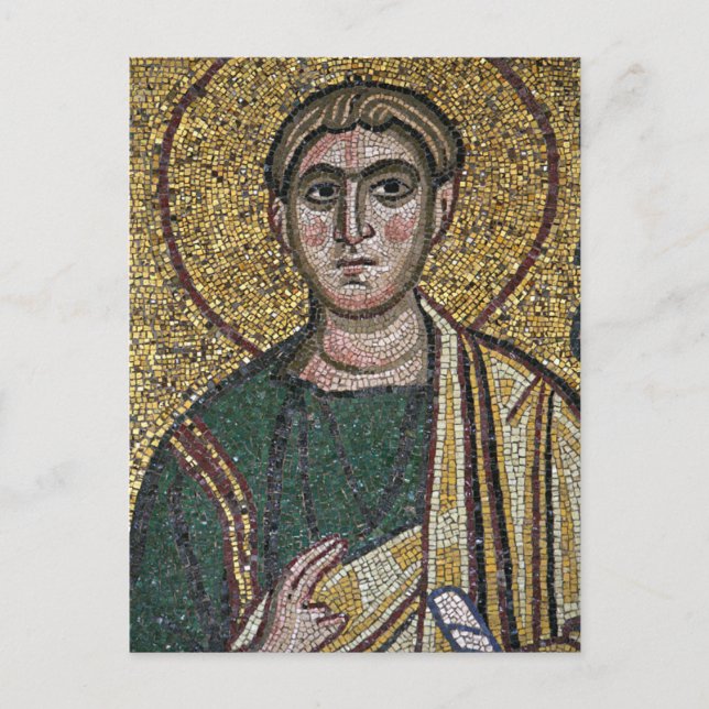 Judas Thaddaeus Byzantine Mosaic Orthodox Icon Vykort (Framsida)