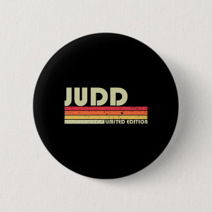 Judd Efternamn Roligt Retro Vintage 80-tal 90-tal Knapp