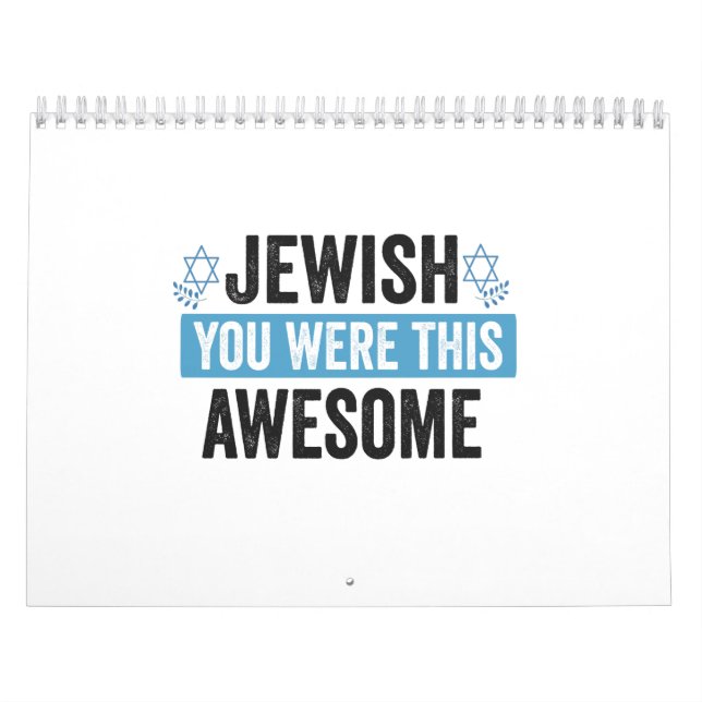 Jude att du var den här Fantastisk-fonen Hanukkah  Kalender (Omslag)
