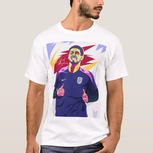 Jude Bellingham Pop Art T Shirt (Framsida)