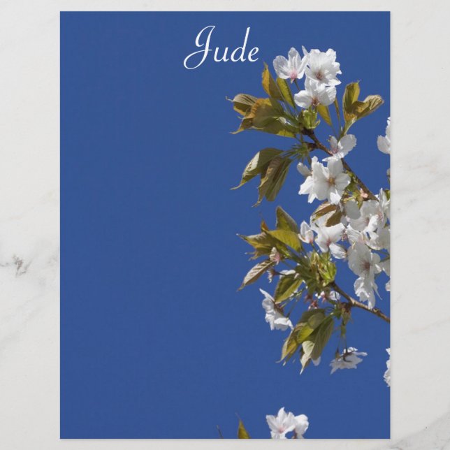 Jude Blommar Letterhead (Framsida)