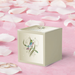 Jude Dragonfly Wedding Favor Box Presentaskar