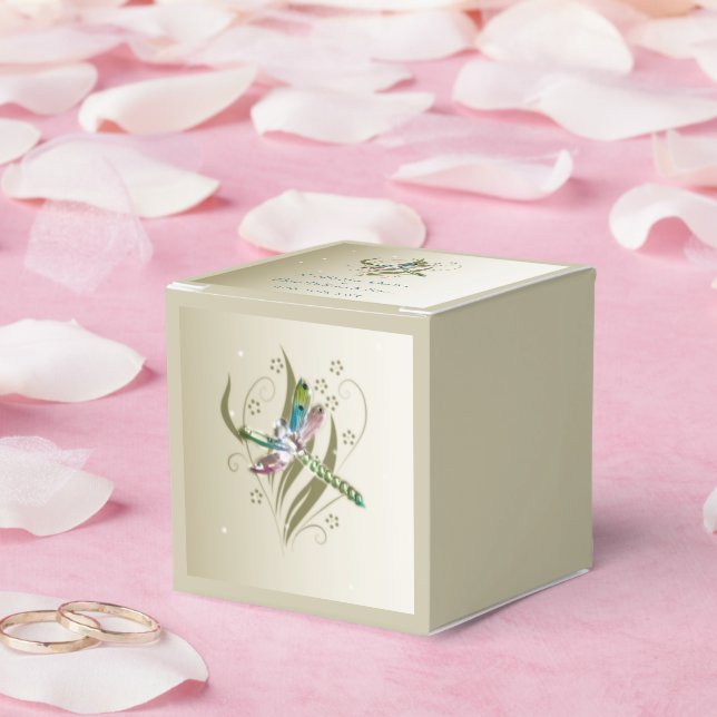 Jude Dragonfly Wedding Favor Box Presentaskar (Bröllop)