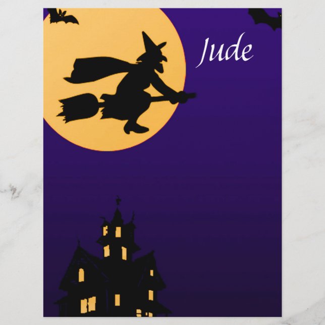 Jude Halloween Letterhead (Framsida)