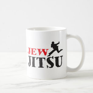 Jude Jitsu - rolig judisk humor Kaffemugg