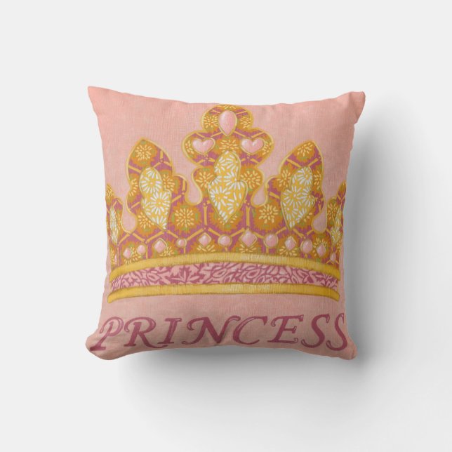 Jude Princess Krona av Chariklia Zaris Kudde (Framsida)