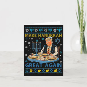 Jude Ugly Gör Hanukkah Underbar igen, roligt Trump Kort
