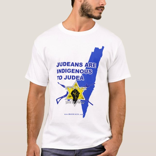 Judeaner är inhemska i Judea T-Shirt (Framsida)