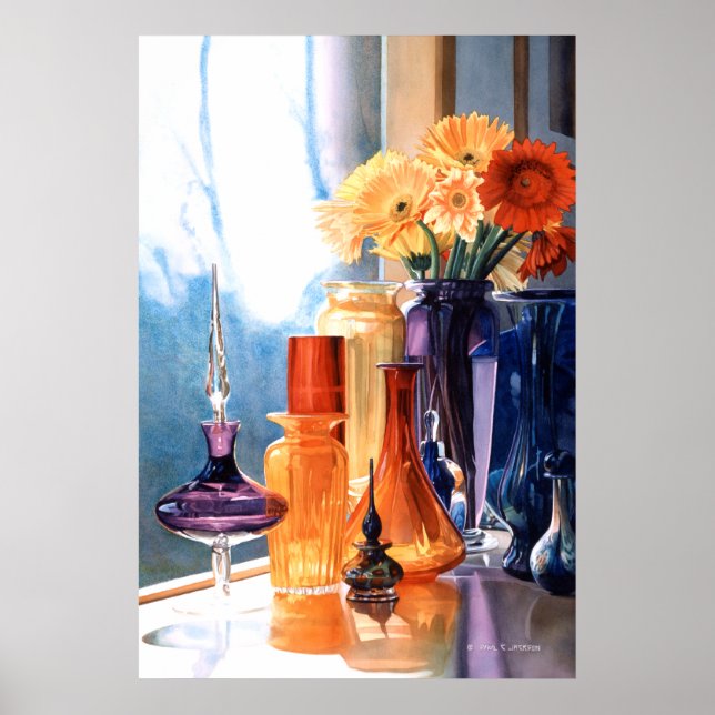"Judels of the Czar" Art Glass Watercolor Poster (Framsidan)