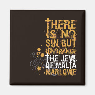 Juden av det Malta okunnighetcitationstecknet Magnet