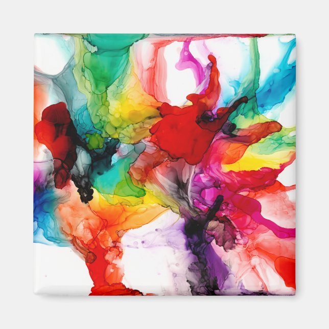 Judenfärgstävling - vattenfärg magnet (Framsidan)