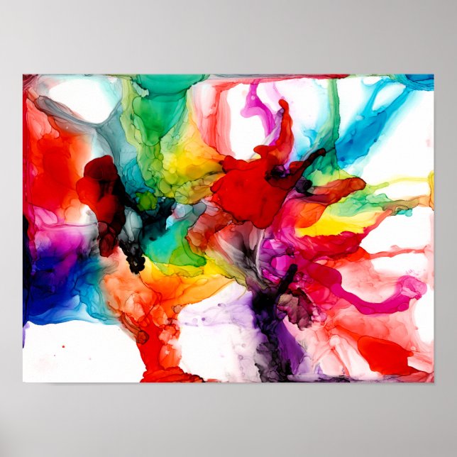 Judenfärgstävling - vattenfärg poster (Framsidan)